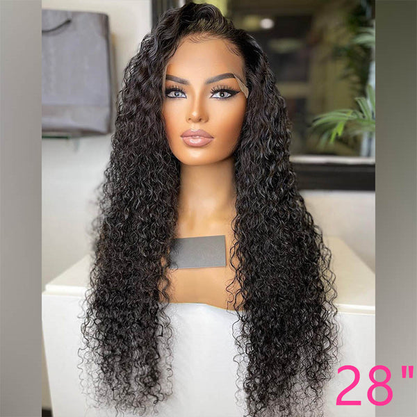 Beeos 13x4 SKINLIKE Real HD Lace Full Frontal Wig 180% Wet And Wavy Texture BL203