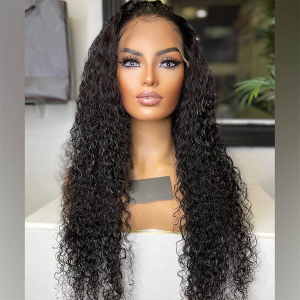 Beeos 13x4 SKINLIKE Real HD Lace Full Frontal Wig 180% Wet And Wavy Texture BL203