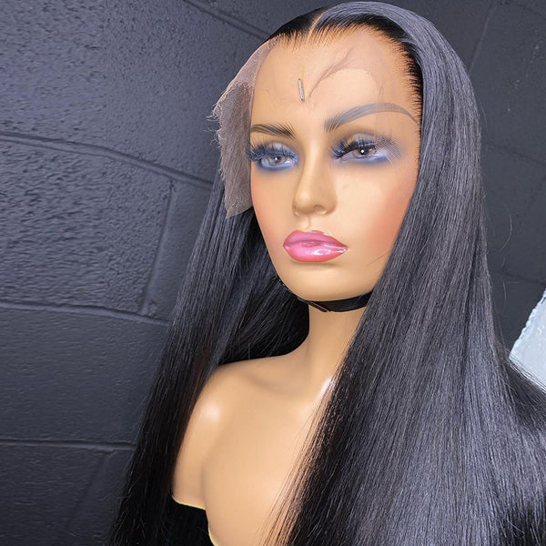 Beeos 13x6 Full Frontal SKINLIKE Real HD Lace Wig Silky Straight Pre Plucked BL230