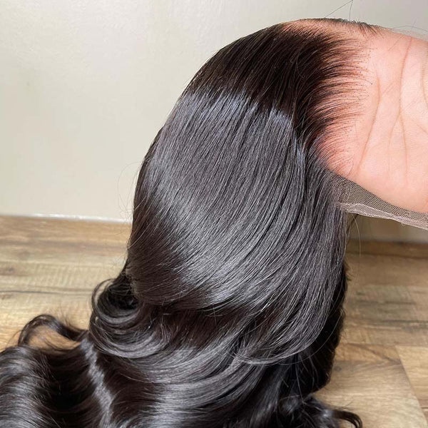 Copy of Beeos 5x5 SKINLIKE Real HD Lace Closure With 3Pcs Bundles Deal Body Wave Glueless BU15