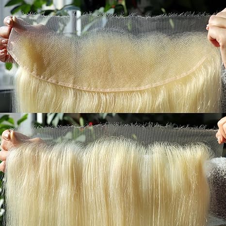 Beeos 13x6 613# Blonde SKINLIKE Real HD Lace Frontal Straight Body Wave Human Hair ZH029