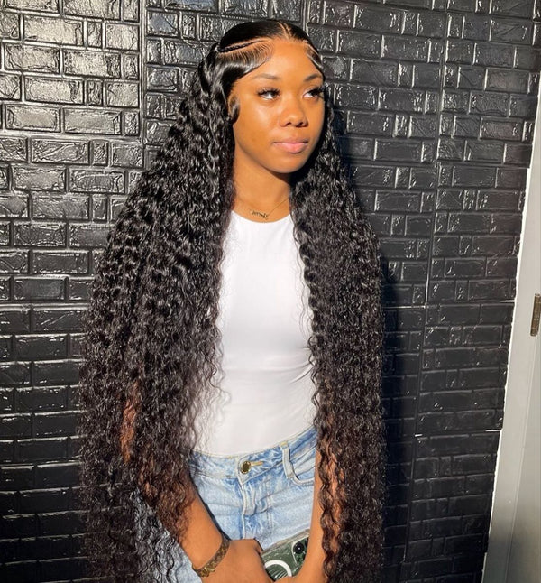 Beeos 13x6 Full Frontal SKINLIKE Real HD Lace Curly Wig Seamless Hairline ZH026