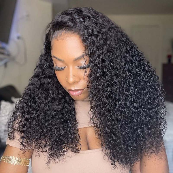 Beeos 13x4 Full Frontal SKINLIKE Real HD Lace Wig Straight & Curly Wig BL200 Ship From Amazon