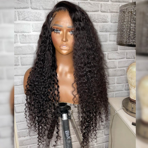 Beeos 13x4 Full Frontal SKINLIKE Real HD Lace Curly Wig High Density BL212 | Ship From Amazon
