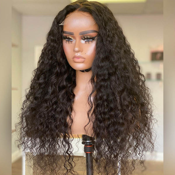 Beeos SKINLIKE Real HD Lace Closure Wet And Wavy Glueless Wig 5*5 BC014