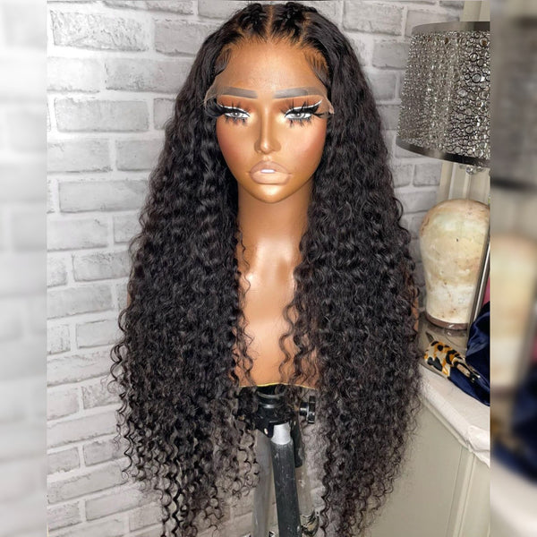 Beeos 13x4 Full Frontal SKINLIKE Real HD Lace Curly Wig High Density BL212 | Ship From Amazon