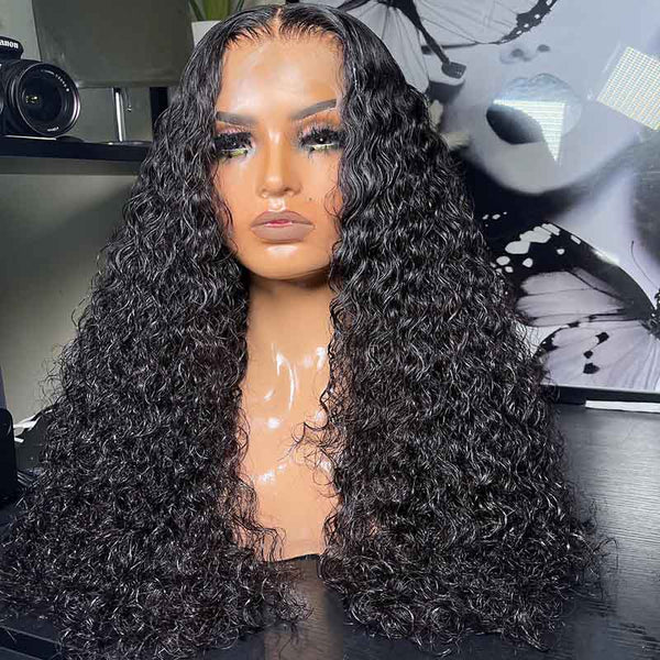 Beeos SKINLIKE Real HD Lace Full Frontal Wig Jerry Curl Invisible Lace BL050