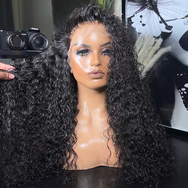 Beeos SKINLIKE Real HD Lace Full Frontal Wig Jerry Curl Invisible Lace BL050