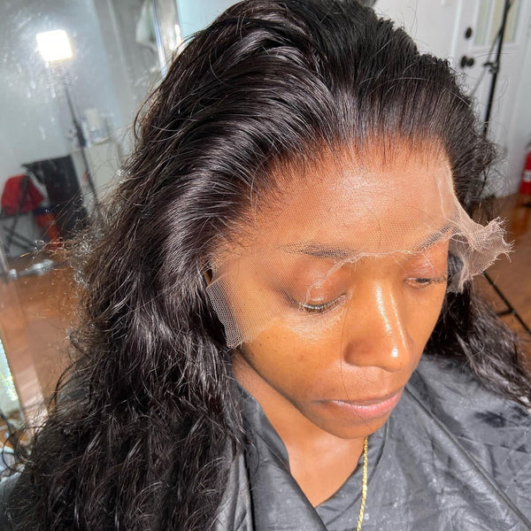 Beeos 13x6 Full Frontal SKINLIKE Real HD Lace Wig Body Wave Glueless Wig BL232 Ship From Amazon