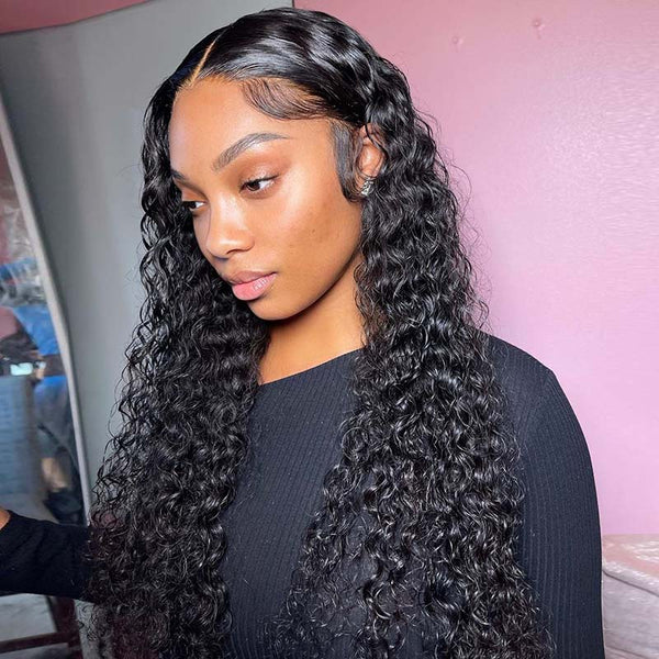 Beeos 13x4 Full Frontal SKINLIKE Real HD Lace Curly Wig High Density BL212 | Ship From Amazon