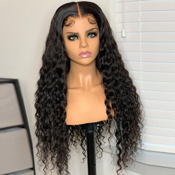 Beeos 13x4 Full Frontal SKINLIKE Real HD Lace Wig Water Wave Clean Hairline BL225