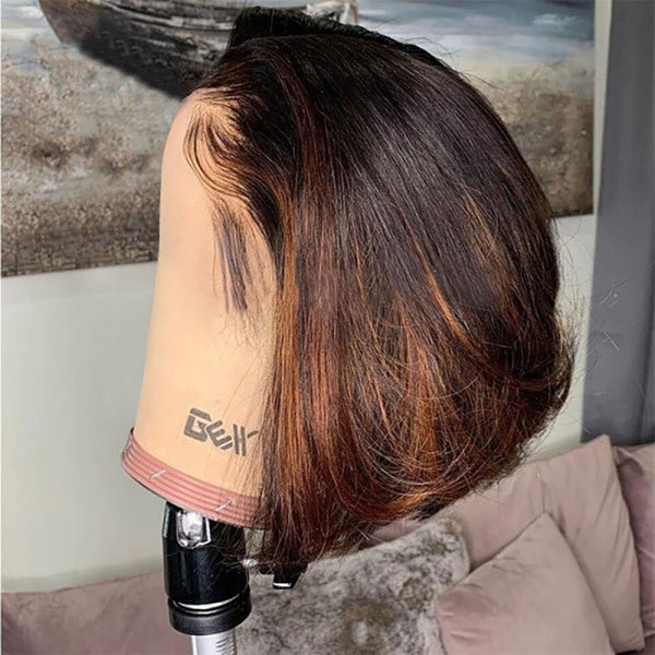 BEEOS 1B/#30 13x4 SKINLIKE Real HD Lace Frontal Highlight BOB BL121