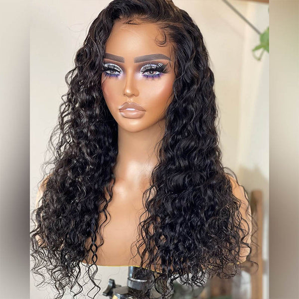 Beeos 13X4 SKINLIKE Real HD Lace Full Frontal Wig Nature Wave Pre-plucked BL021