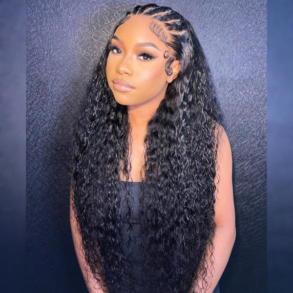 Beeos 13x6 Full Frontal SKINLIKE Real HD Lace Curly Wig Seamless Hairline ZH026