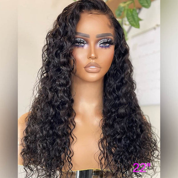 Beeos 13X4 SKINLIKE Real HD Lace Full Frontal Wig Nature Wave Pre-plucked BL021