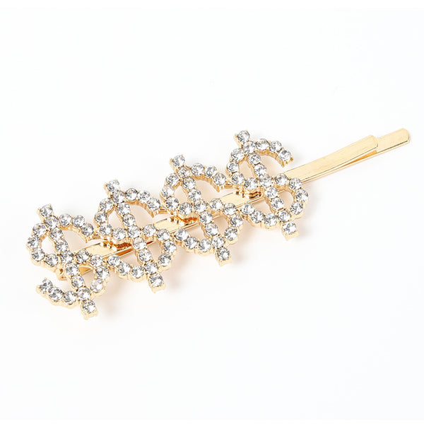 BEEOS Metal Hair Clips Silver Color Sparkly Hair Accessories for Women Girls BLA03