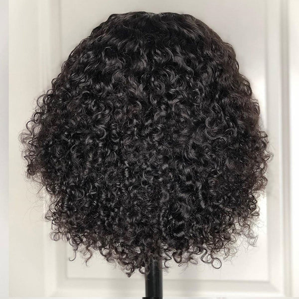 Beeos SKINLIKE Real HD Lace Highlight Curly Short Bob Glueless Wig BL337