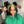 Load image into Gallery viewer, Beeos Green Roots On Black Ombre Color Body Wave Lace Front Wig BL141
