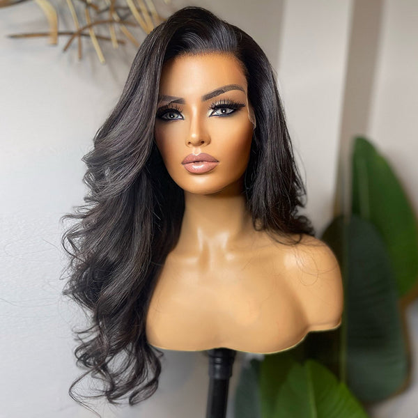 Beeos 360 SKINLIKE Real HD Lace Full Frontal Wig Body Wave Natural Color Pre-plucked BO62 | Ship From Amazon