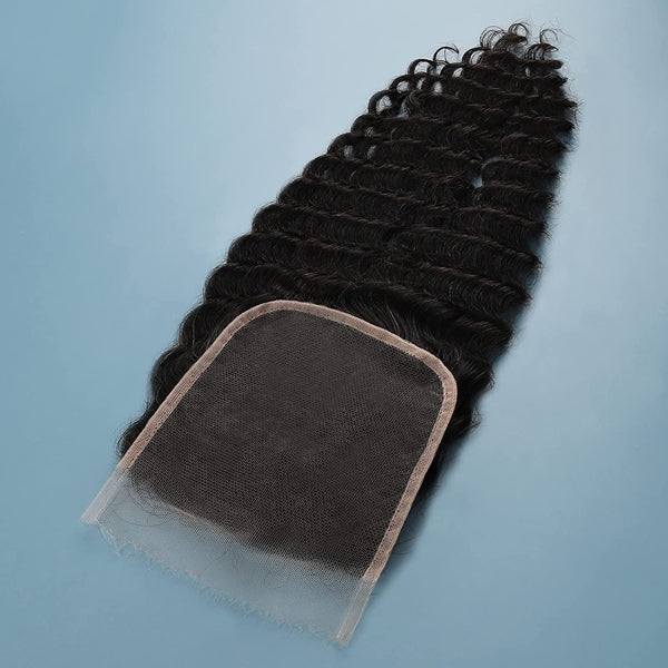 Beeos 5x5 SKINLIKE Real HD Lace Closure Only Natural Color Human Hair BU10 | Ship From Amazon