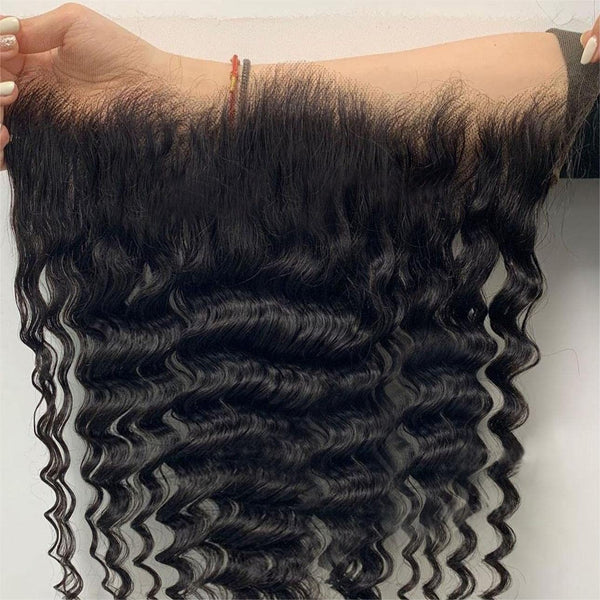 Beeos 13x4 SKINLIKE Real HD Lace Frontal Natural Color Human Hair BU25 | Ship from Amazon