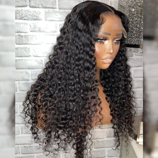 Beeos 13x6 Full Frontal SKINLIKE Real HD Lace Curly Wig Seamless Hairline BL231