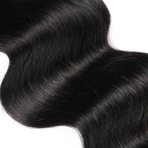 Beeos 13x4 SKINLIKE Real HD Lace Frontal With 3Pcs Bundles Deal Body Wave BU12