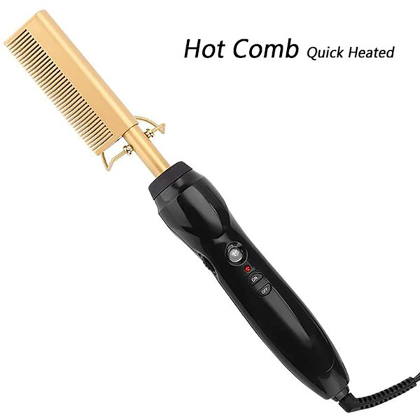 HOT COMB QUICK HEATED HAIR STRAIGHTENER Beeos Hair