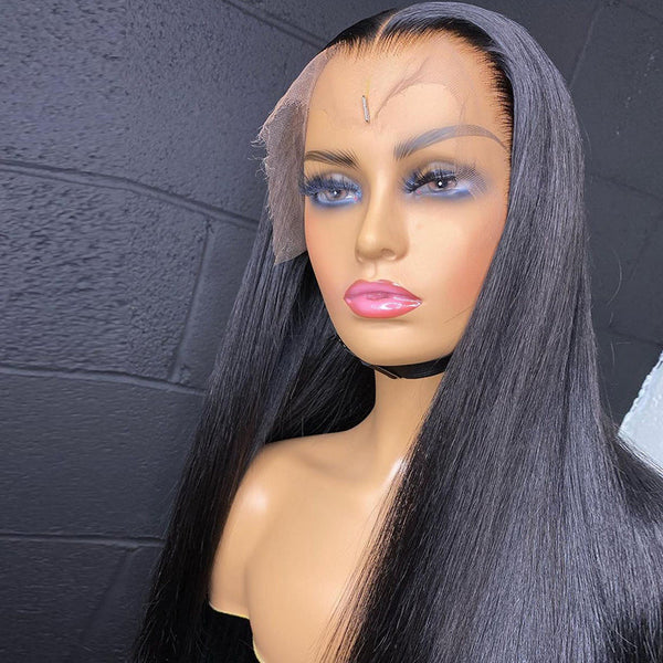 Beeos 13x6 Transparent Lace Wig Straight Glueless Wig BS013
