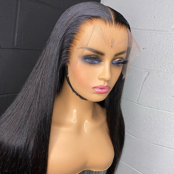 Beeos 13x6 Transparent Lace Wig Straight Glueless Wig BS013